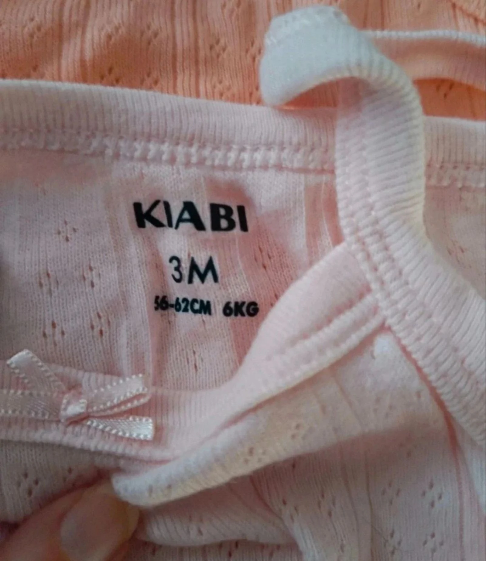 Lote de 3 bodies de alças finas para bebê Kiabi - 3 meses (56-62 cm) – photo 3